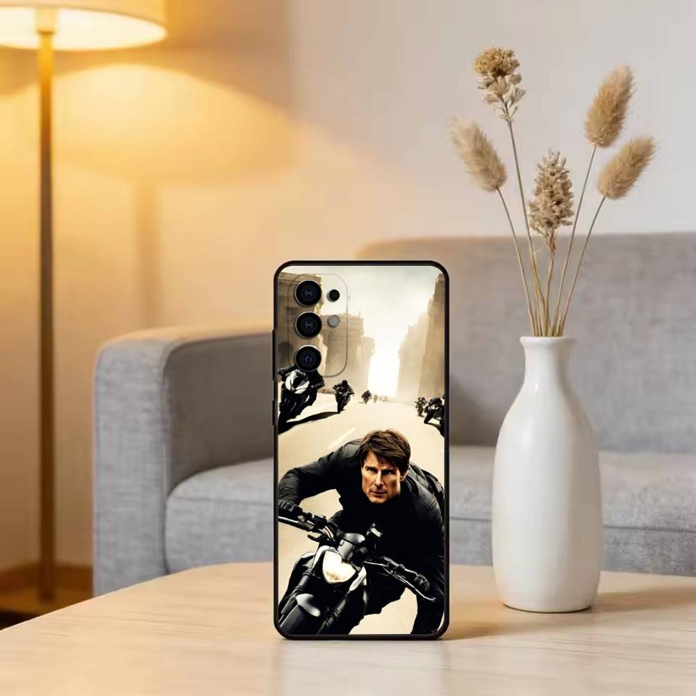 

E-H-Mission Impossible Phone Case For Samsung S25,S24,S21,S22,S23,S30,Ultra,S20,Plus,Fe,Soft Silicone Black Cover Samsung S26ULTRA