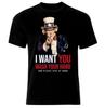 I Want You Stay Home Uncle Sam Social Distance TShirt 100 Cotton ONeck Summer Short Sleeve Casual Mens Tshirt Size S3XL