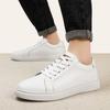Fashion Lightweight Skate Shoes Lace-Up Men Flats Classic Sneakers New Genuine Leather Casual Shoes Men All-match Outdoor Walking Shoes