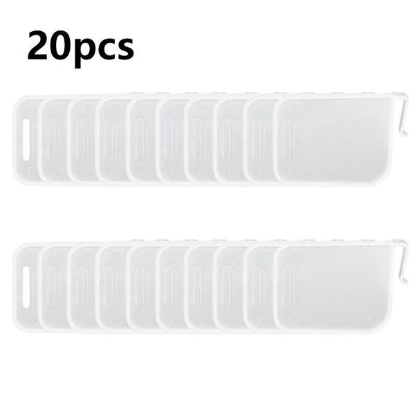 Kühlschrank-Aufbewahrungs-Trennwand, einziehbare Kunststoff-Trennwand, Aufbewahrungsschiene, Küchen-Flaschendosen-Regal-Organizer