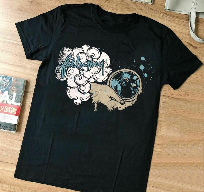 FALL OUT BOY БАНДА Короткий рукав Унисекс Черный Все Размеры S-5XL cg710 Унисекс Футболка XXXXL