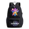Anime Cartoon K-Pop Demon Hunters Printed Backpack for Teenager Student Bookbag Schoolbag Women Large Capacity Waterproof Travel Bag Gift