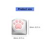 Silicone CatPaw Keycaps Quiet Typing Comfortable Soft Touch AntiSlip Caps for Gaming and Office Keyboards