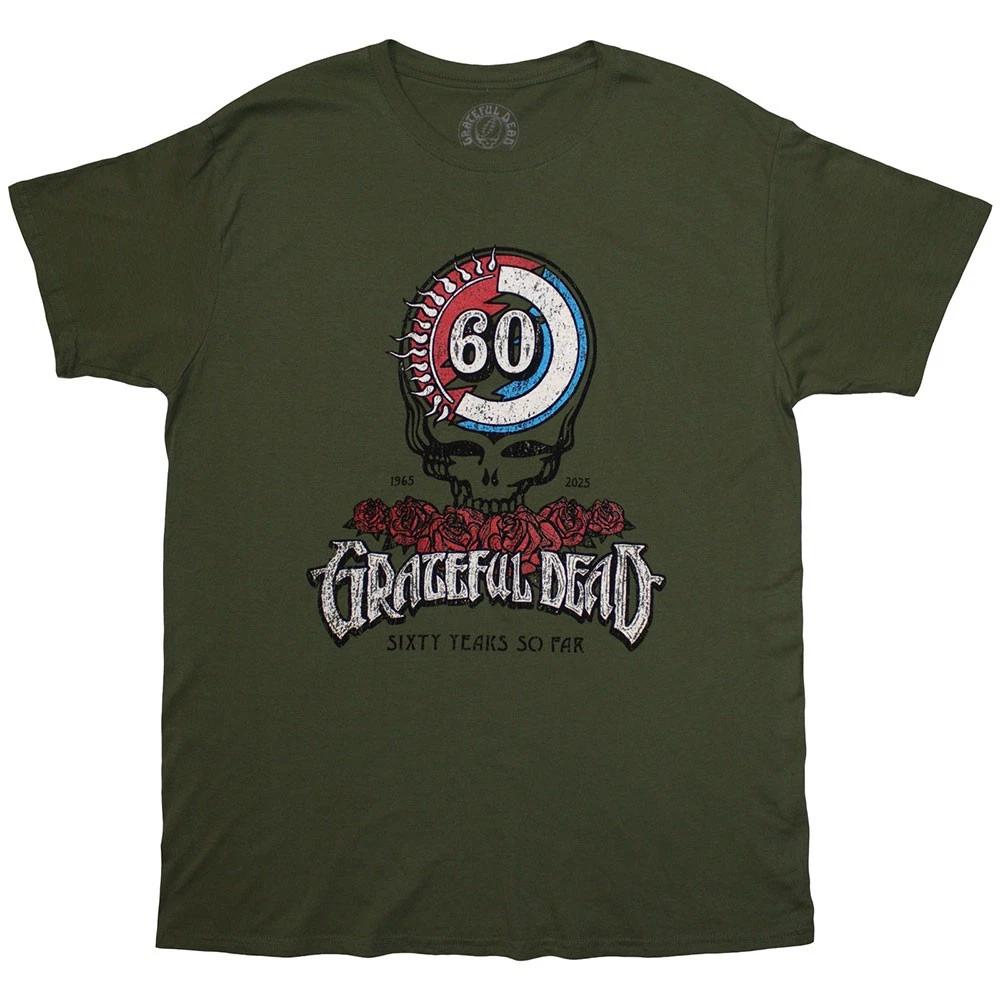 Grateful Dead 60th Roses Official T-Shirt MenS L