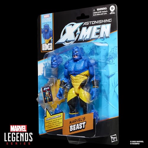 Hasbro MARVEL Legends Series Beast from Astonishing X-Men 15cm Collectible Action Figure Toy G0813 (Authentic)