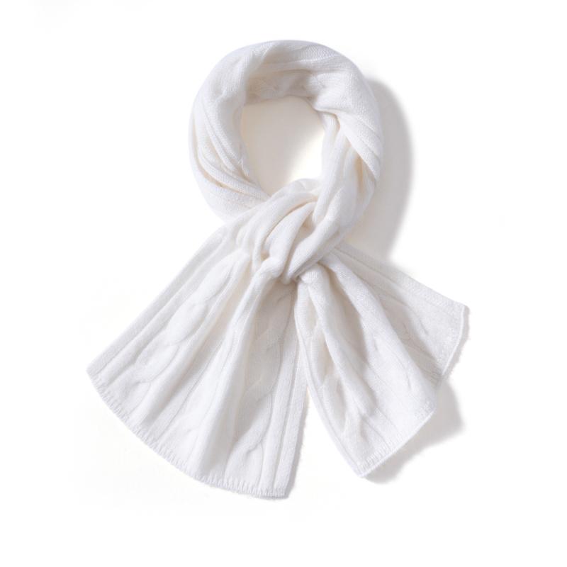 Ladies 100% Cashmere Soft Pashmina Windproof Neckerchief Solid Color Printed Warmth Outdoor Hiking Casual Wear for Winter