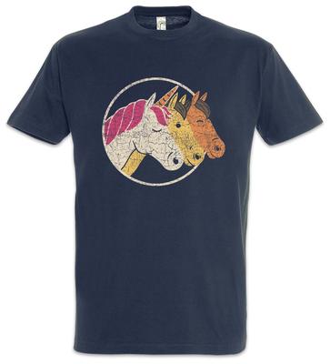 Unicorn Horses T-Shirt Rainbow Horse Fairies Princess Fairytale Riding Rider