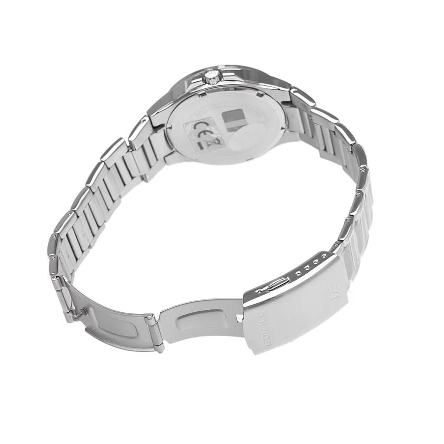 Casio - Three-hand stainless steel strap, brown dial, unisex quartz watch EF-342DY-1A5V