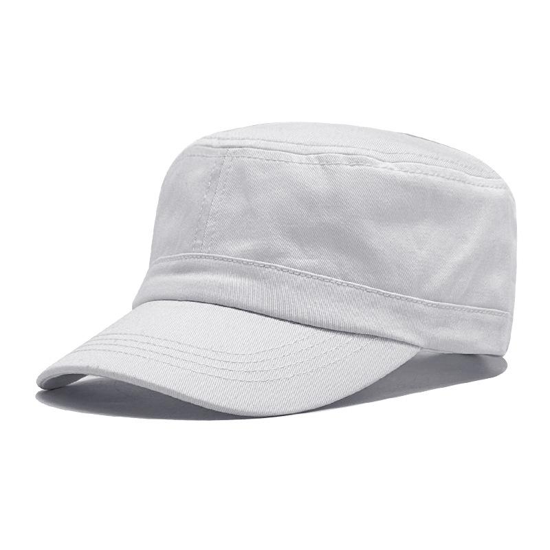 Spring and Summer Flat Top Hat Men and Women Fashionable Thin Breathable Baseball Hat Outdoor Personalized Sun Visor Military Hat Baseball Cap