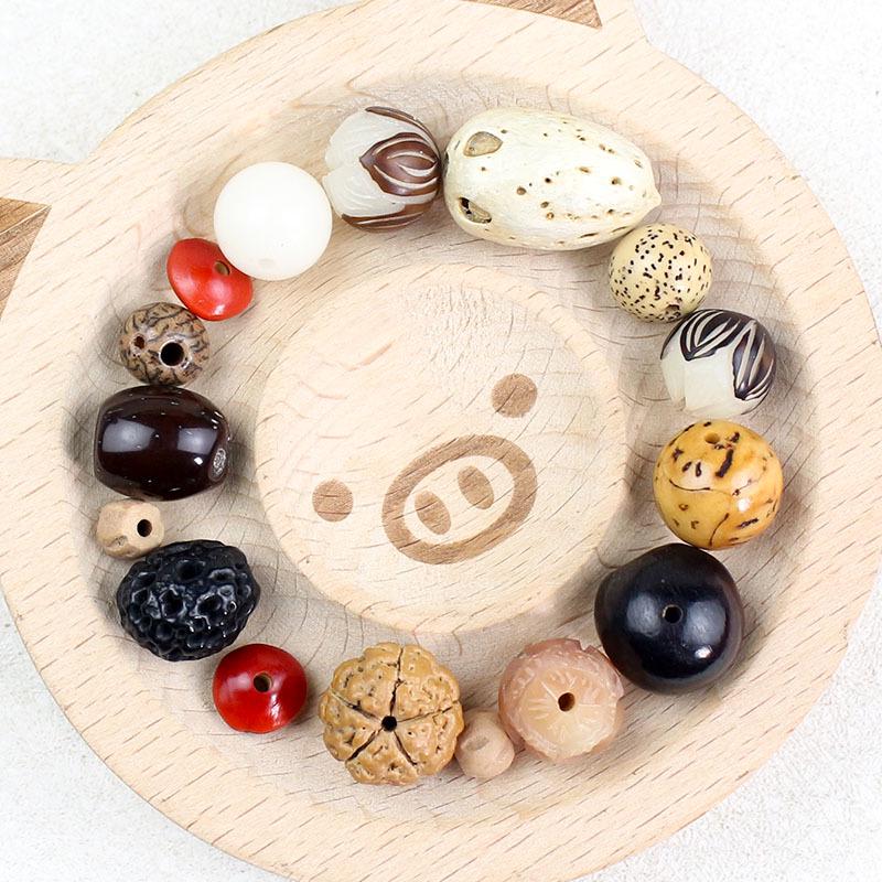 Vajra Star Moon Bodhi Beads - Raw Loose Beads for Handmade DIY Jewelry