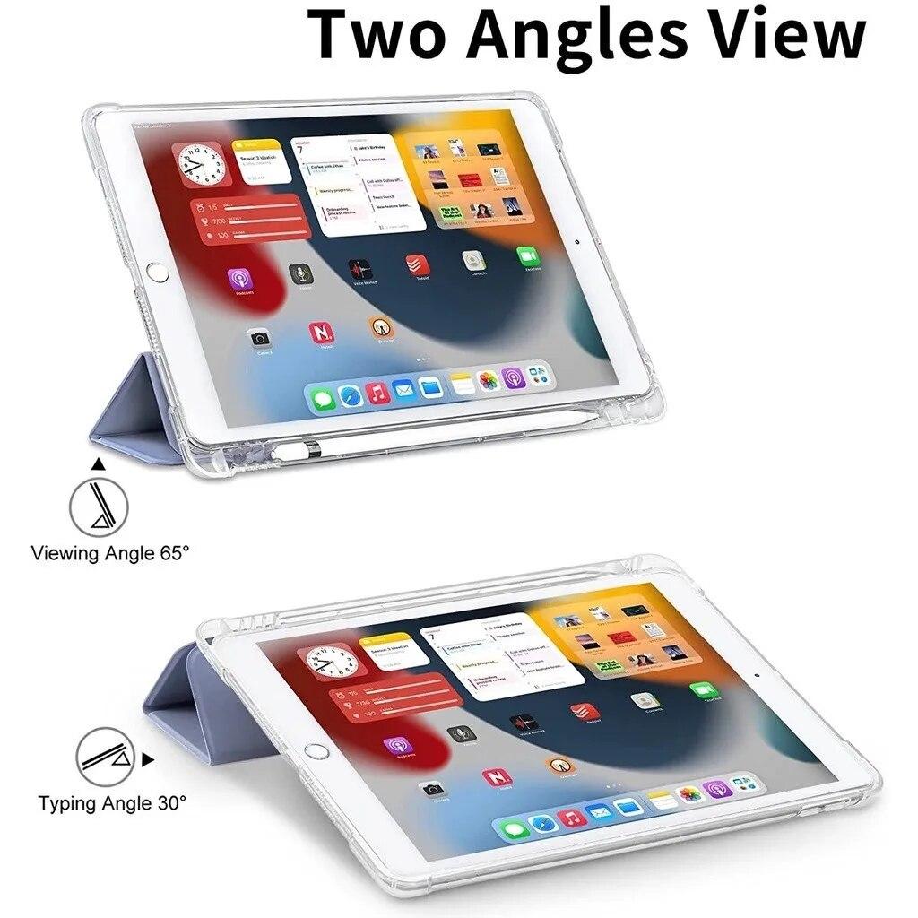 Mykt silikondeksel for Lenovo Tab M11 11 tommer 2024 Pad 11 P11 11,5 M10 Plus 10,6 P11 Plus Pro 11,5 Triple Fold Transparent deksel