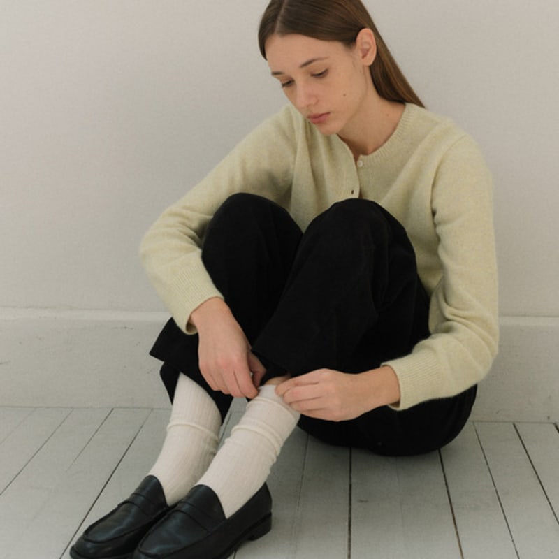 LOTE Wool ribbed socks (3colors)