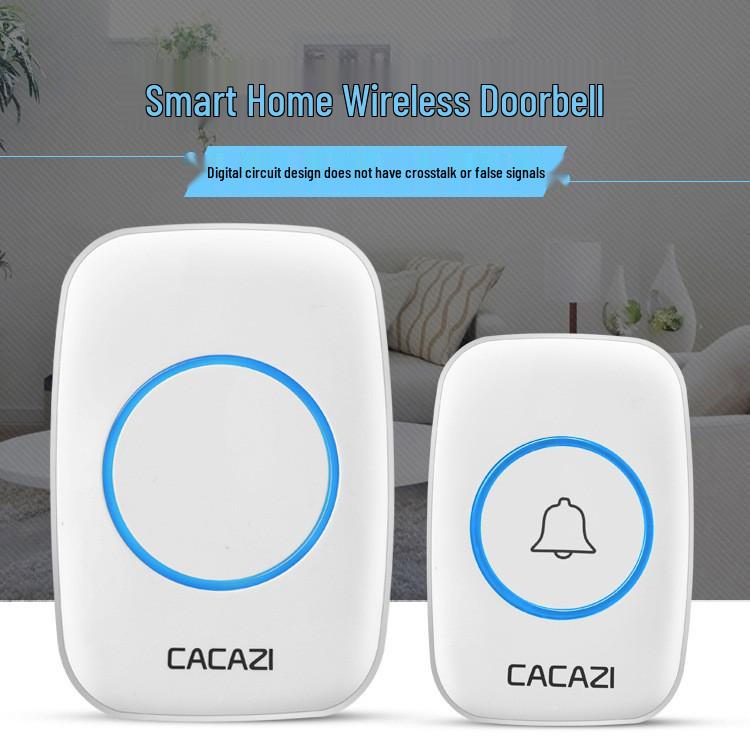 Smart Wireless Long-Range Music Doorbell for Elderly - Compatible with Europe, America, UK, and Australia
