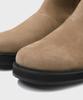 Firenze Atelier [Vibram] Nobo_Bold Shape Hidden Zip-Up Boots 3500 [Beige Nubuck]