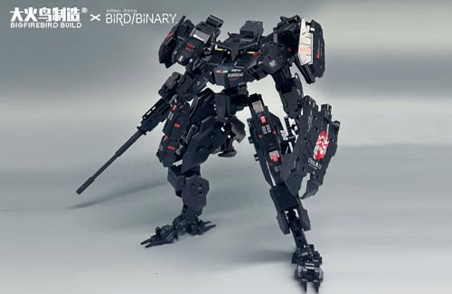 BIGFIREBIRD BUILD "Bird Binary" Tiger Hunt TYPE ALPHA Smokey Tiger [Gun Power & Black Cat 2-Piece Set] PVC & Alloy Painted Movable Figure