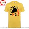Novelty Murder Cat Bloody Knife What T Shirt Unisex Funny Humor Black Cats Tshirt Boys Fashion Casual Tee Shirt Summer Clothing