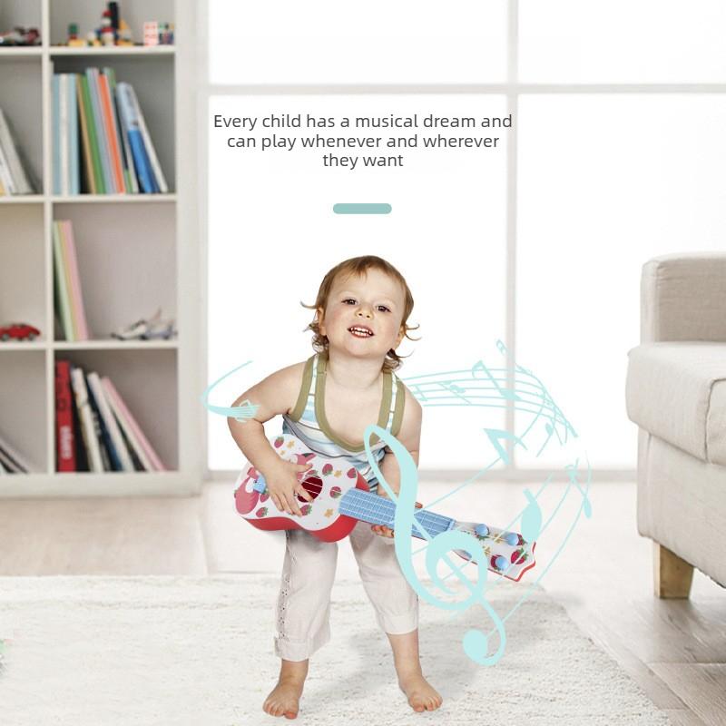 Kids Guitar Musical Instrument Mini Guitar Instrument Can Play Music Simulation Toy Ukulele Enlightenment Educational Music Toy