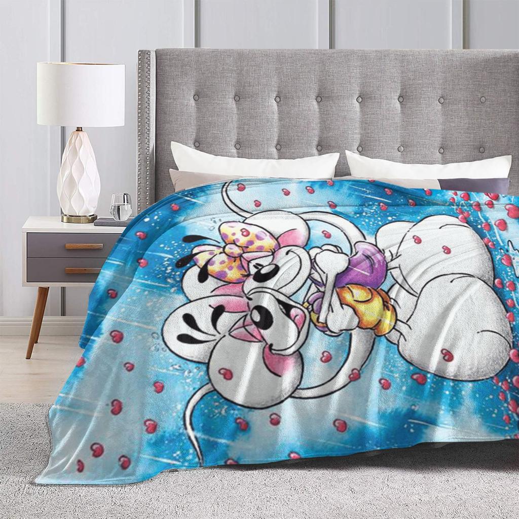 Cartoon Diddl Diddlina Flannel Blanket Winter Soft Durable Bedding Throws for Child Outdoor Funny Bedspread Sofa Bed Cover