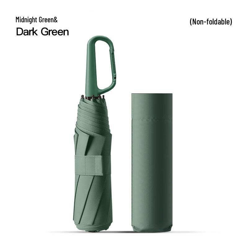 

Compact 8-Rib Folding Umbrella with Ring Buckle