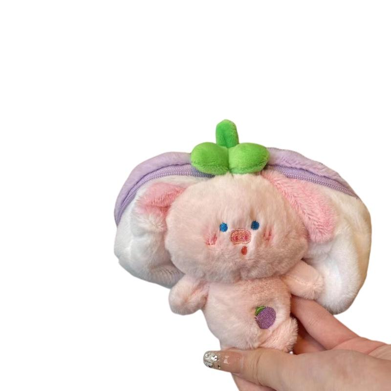 Cute And Soft Plush Fruit And Animal Keychain Charms For All Ages