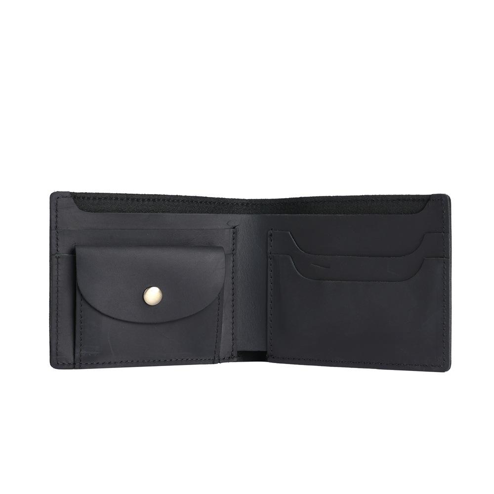 Men's Wallet Short Retro Classic Multi Slot Wallet Made of Pure Cowhide and Leather, Simple Men's Wallet