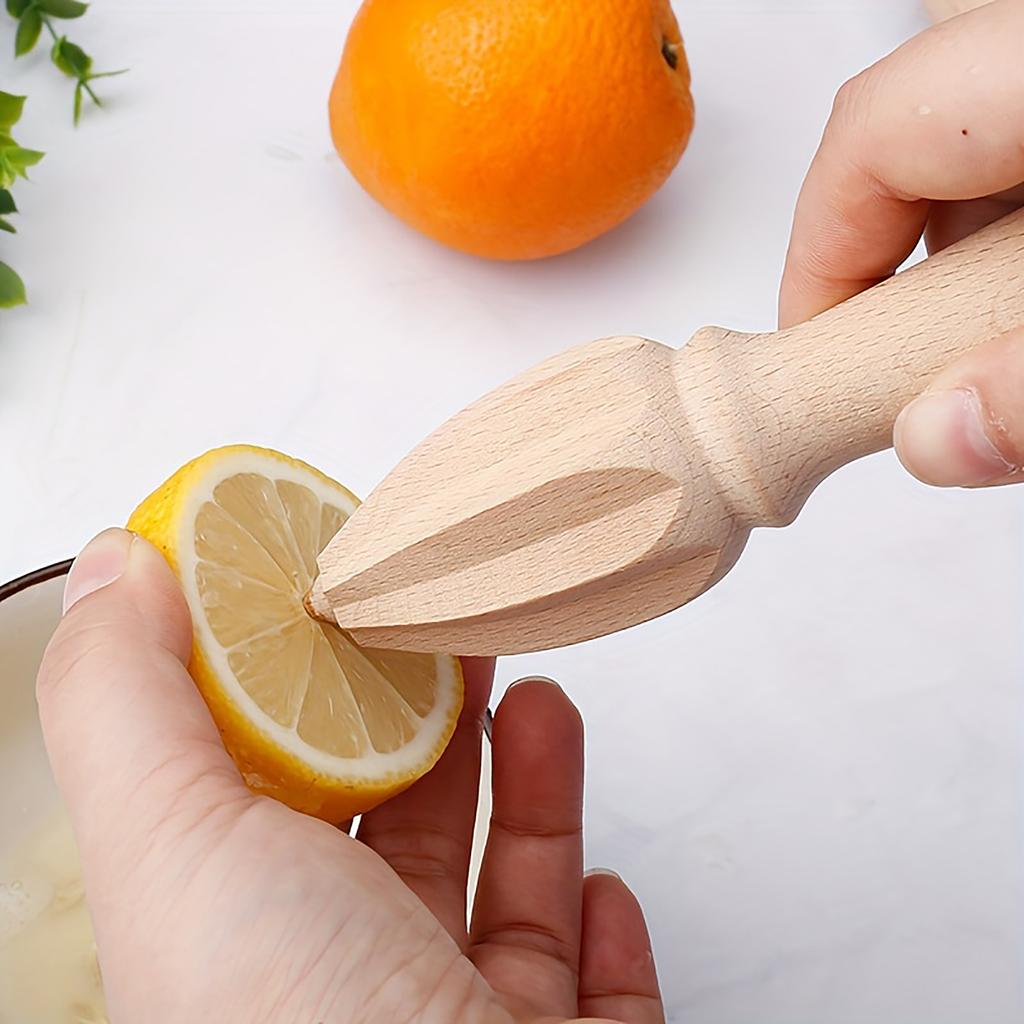 Manual Wooden Lemon Juicer Reamer Squeezer For Lemons And Orange