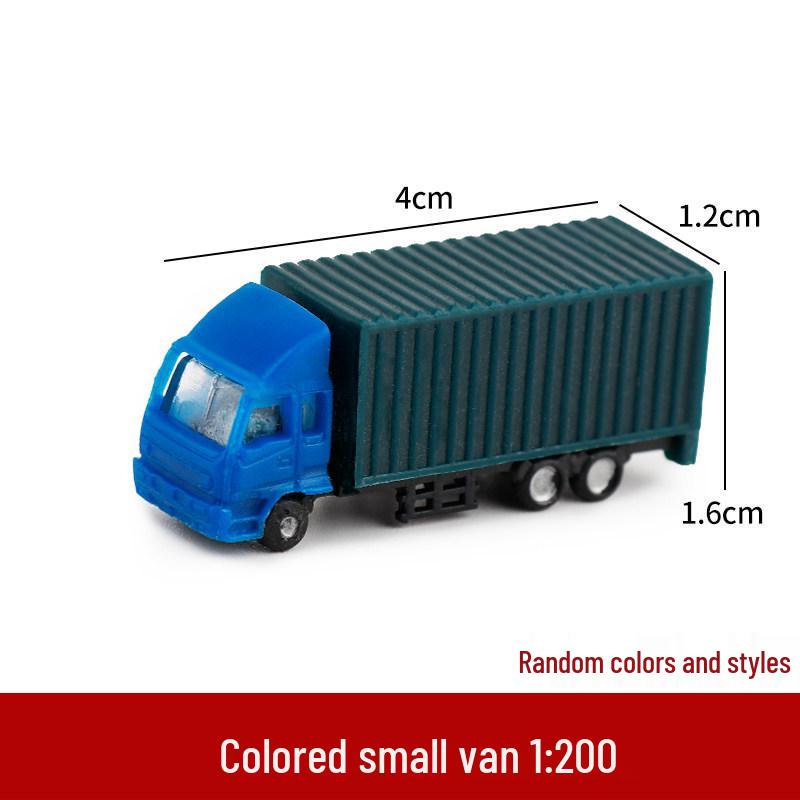 Multiscale DIY Colorful Plastic Model Cars for Sand Table