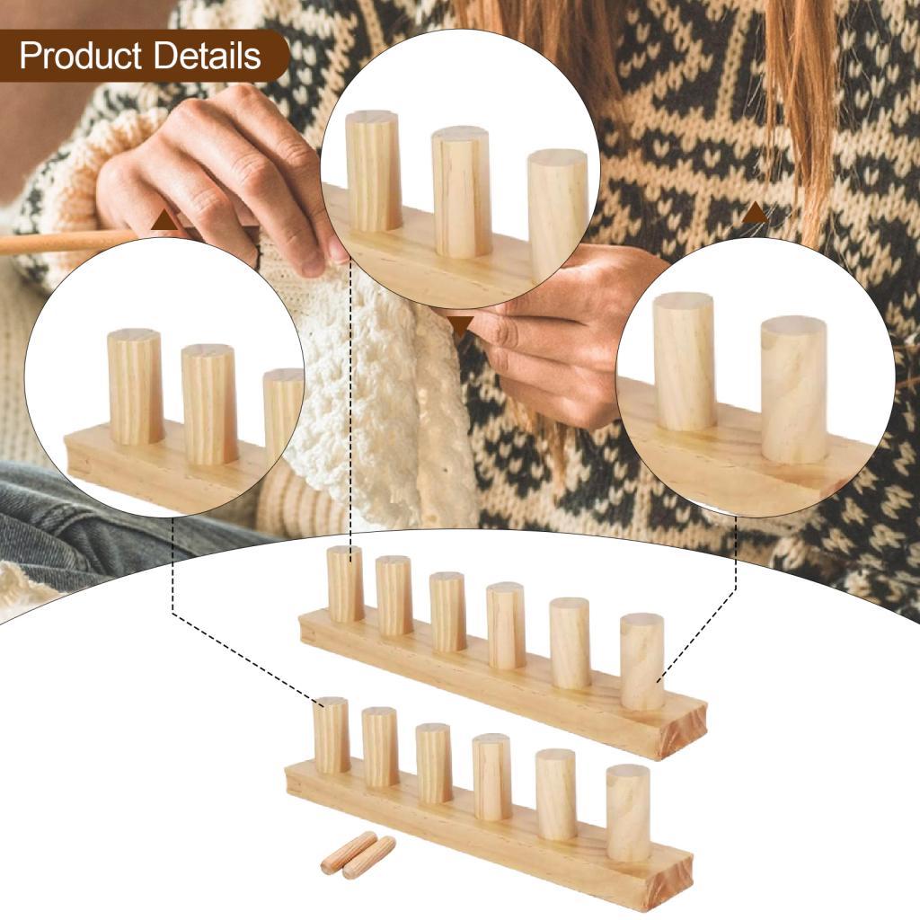Deken Grof Geknoopt Feestcadeau Geen Naald Nodig Houten Weefgetouw Frame voor Hobbyist DIY Plaids Sjaal Wandtapijt Garen Knutselen