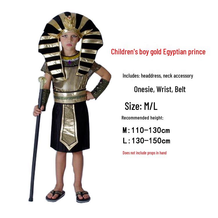 Dětský egyptský a řecký bojovník kostým: Faraon, Kleopatra, Princ, Princezna, Oblečení římské bohyně