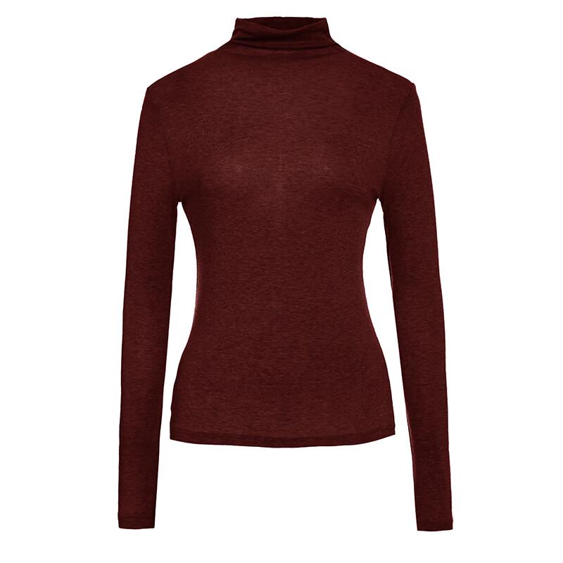 

G·TENNA Женский свитер CL15131 с высоким воротом, смесь шерсти M