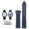 19mm 20mm Canvas Nylon Watchbands For Omega Seamaster 300 Speedmaster AT150 Omega Speedmaster Slubby 310.32 Series Nylon Strap
