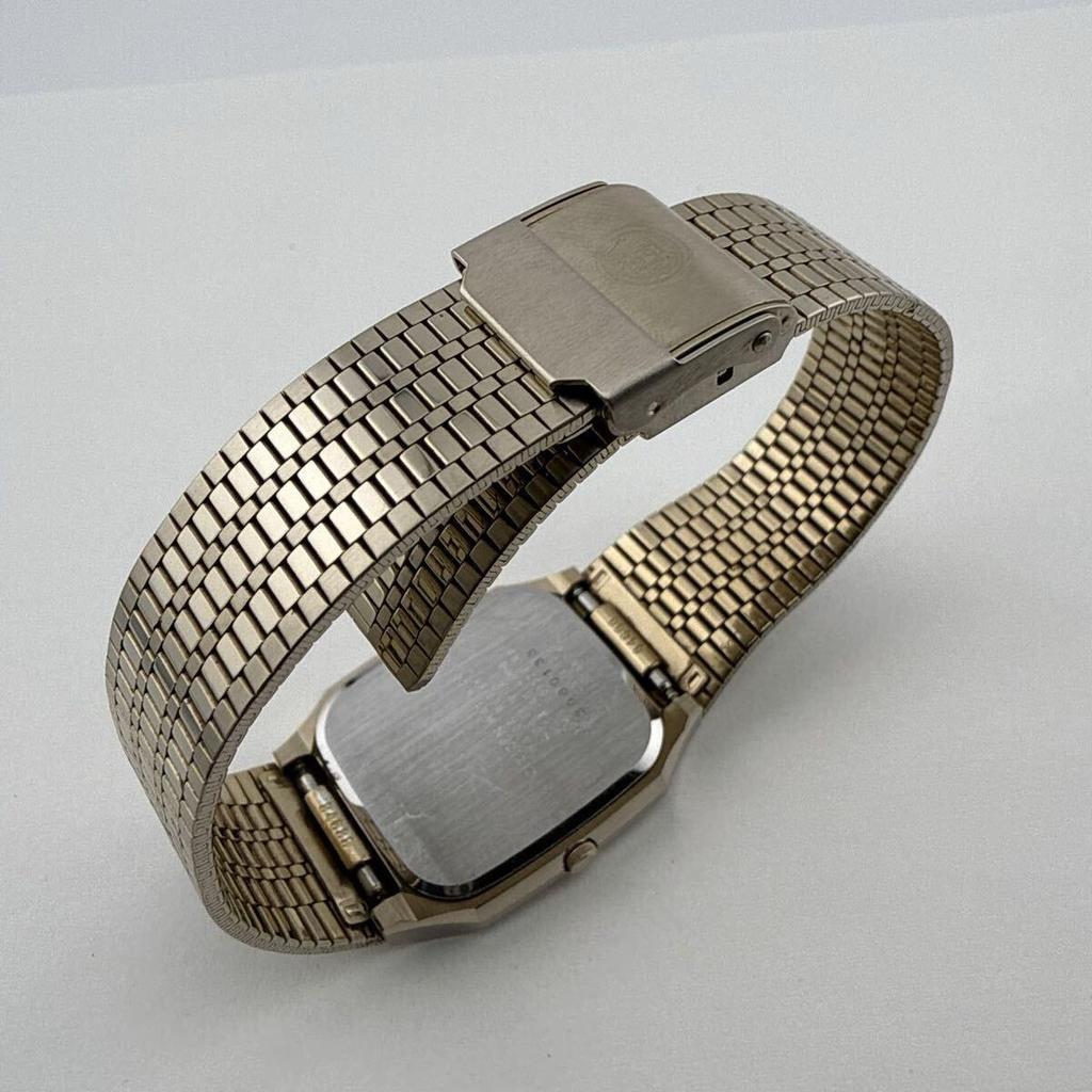 Used CITIZEN EXCEED 5639-F61524 Men's Watch Quartz Working Condition Battery Replaced [S417]