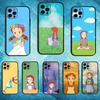 A-Anne of Green Gables Anne Shirley Phone Case For iPhone17,16,15,14,13,12,11 Plus,Pro Max Soft Black Cover