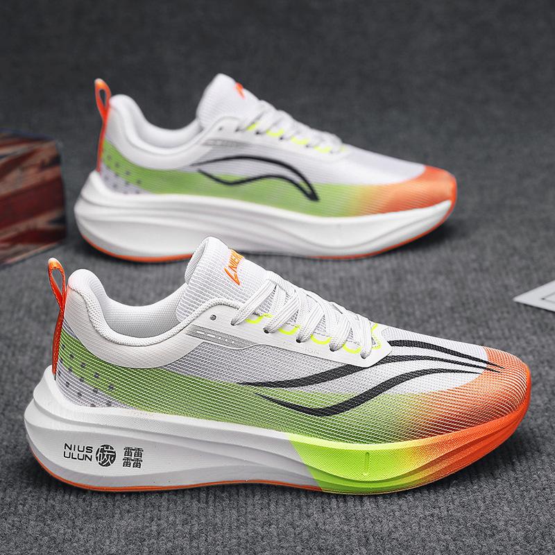 Versatile Summer New Marathon Running Shoes Couple Breathable Running Shoes Non-slip Men's and Women's Casual Sports Shoes