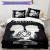 Supernatural 3pcs Bedding Set Duvet Cover Closure Includes 1 Duvet Cover & 2 Pillowcases for All Seasons Bedroom Home Dorm Decor