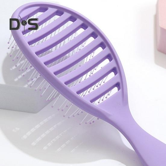 Vented Hair Brush Portable Anti-static Thin Thick Curly Long Wet Dry Hair Blow Drying Paddle Brush Women Girls Scalp Massage Hair Styling Detangling