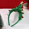 Festival LED Hair Ornament With Star Hairband Red Balls For Holiday Photos Costume Parties Adults Kids