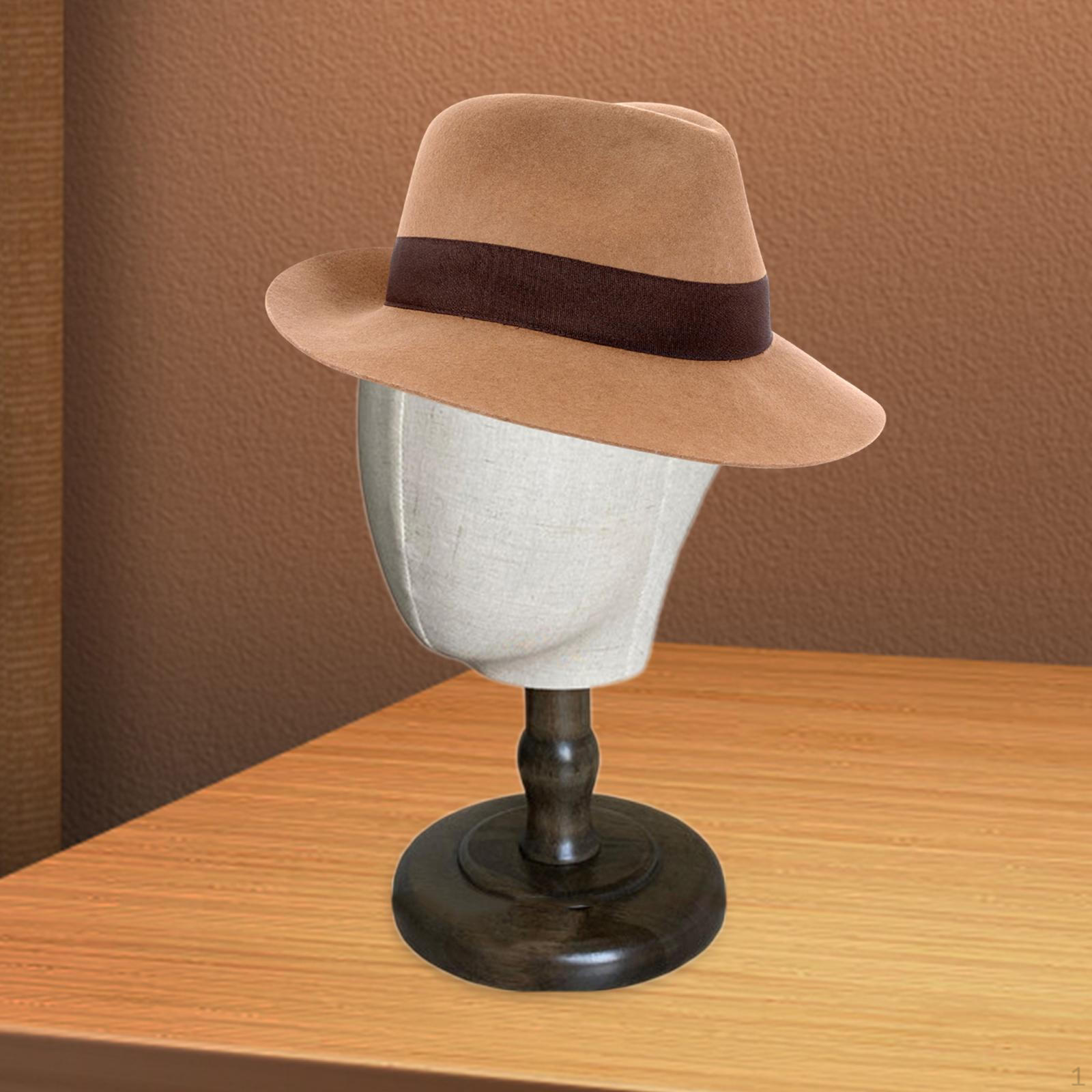 

Дисплей шляпы париков с деревянным основанием-манекеном-держателем для плетения волос style A