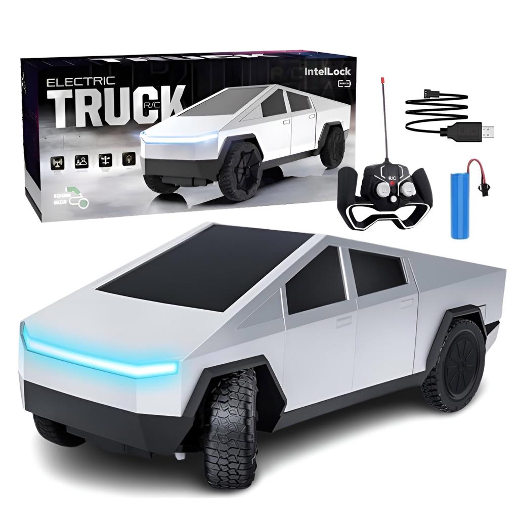 1:24 Pickup Remote Control Car, 4WD Off-Road RC Truck Toy,27MHz Wireless Remote Car with LED Lights,Birthday Gift for Boys Kids