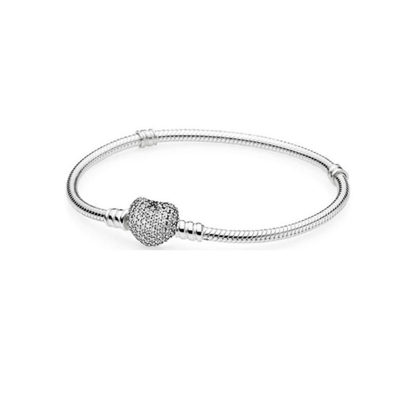 Thick Heart Snake Chain Bracelet Available In Gold And Rose Gold Dual Tone Basic Snake Bone Bracelet