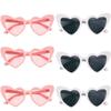 6/8pairs Vintage Heart Shaped Sunglasses Bachelorette Bride Bridesmaid glasses Wedding Bridal Shower Decor woman Hen party gifts 5