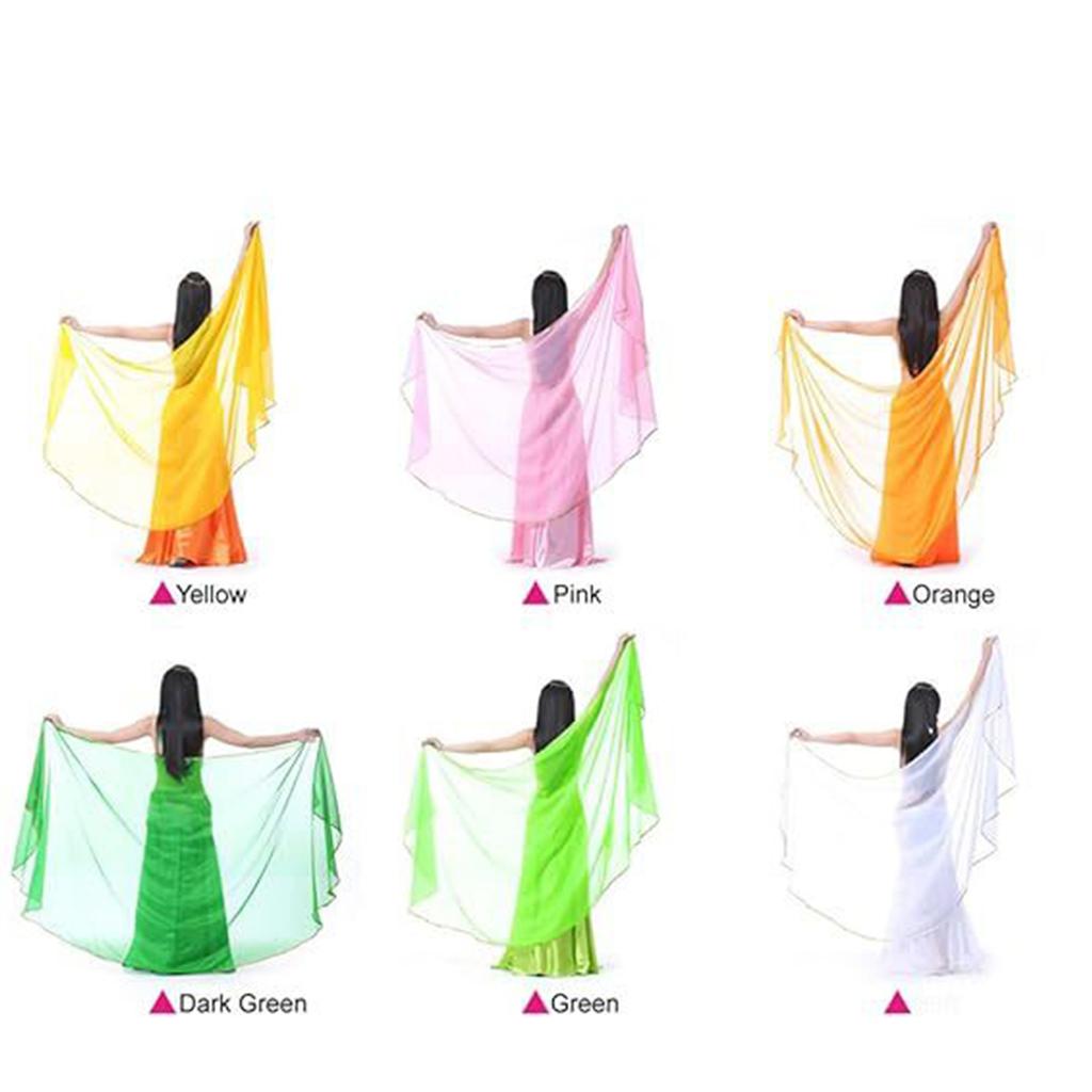 Damen Schal Chiffon Braut Abend Weich Wickeltuch Schal Chiffon Schal Band Schal Satinschal für Frauen und Mädchen