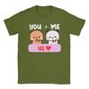 Dudu Bubu Love You And Me Makes US Cotton TShirt For Mens Summer O Neck Hippie Tee Shirt Plus Size Wholesale Tops