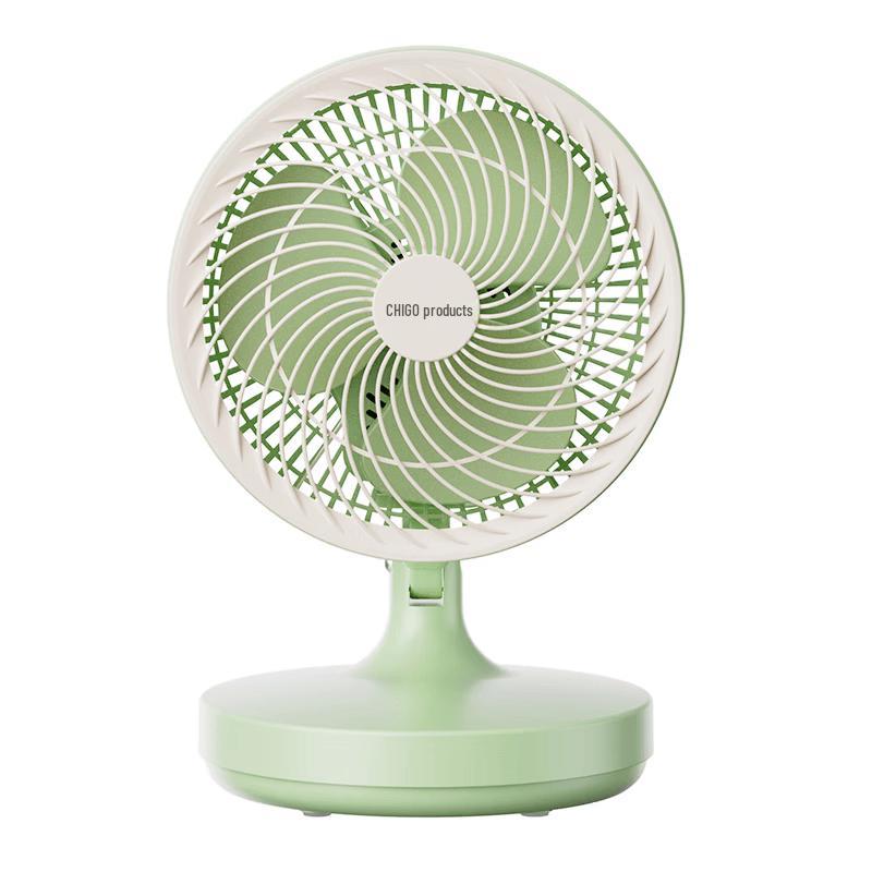 CHIGO Wide-Angle Oscillating Desk Fan CN plug (adapter included)