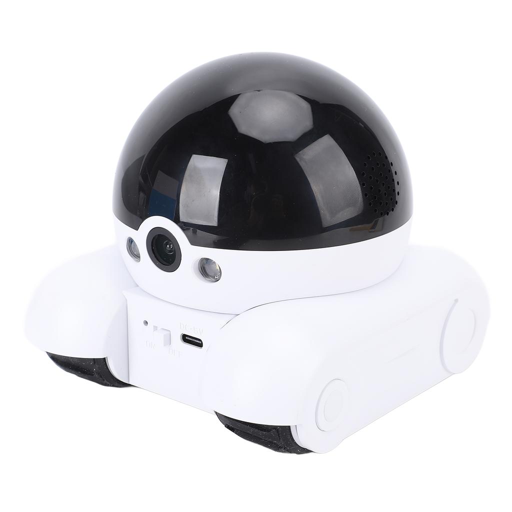 Movable Pet Camera with Wheels 2MP Double Lens APP Remote Control 2 Way Talk 1080P WIFI Indoor