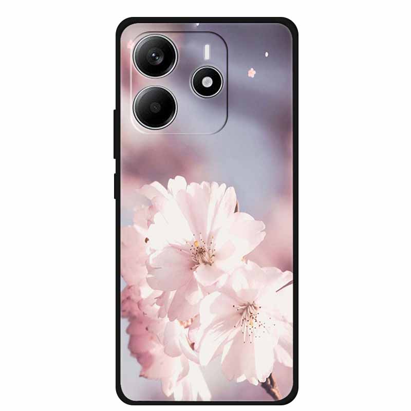 Pour Redmi Note 14 4G GLOBAL Coque Animaux Silicone Souple TPU Étuis de Téléphone Housse Arrière pour Xiaomi Redmi Note14 4G Protecteur Coque