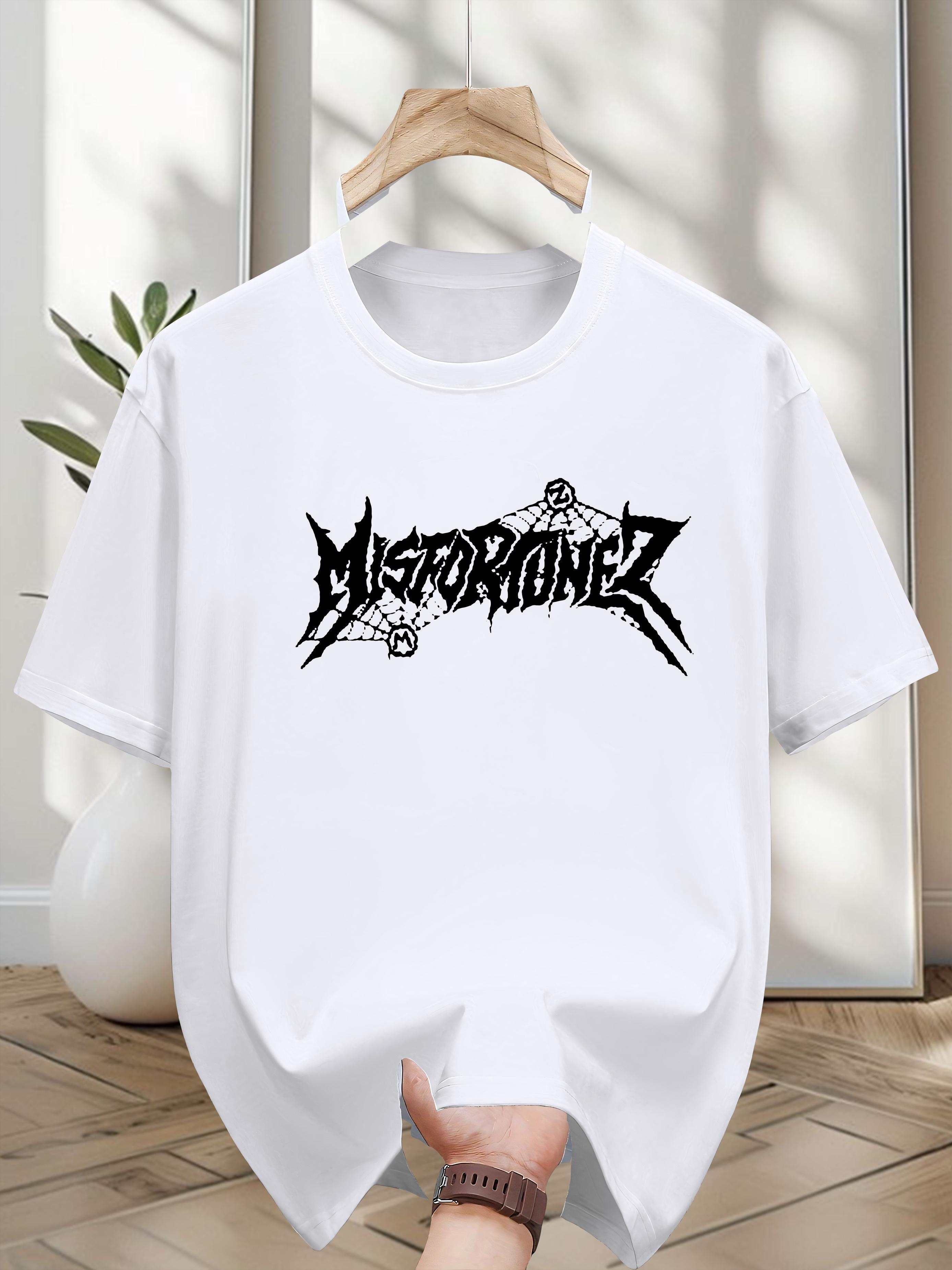 

Niuwang Selection 200g 100% Cotton Short Sleeve T-shirt - White Casual Graphic Tee with Black Geometric Print XXXL