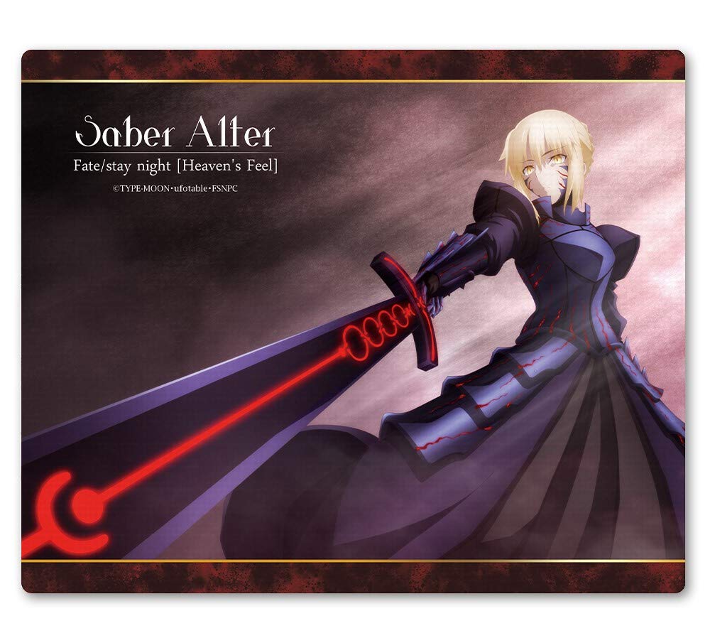 

License Agent Movie Version [Fatestay night [Heaven s Feel]] Rubber Mouse Pad Design 05 (Saber AlterB)