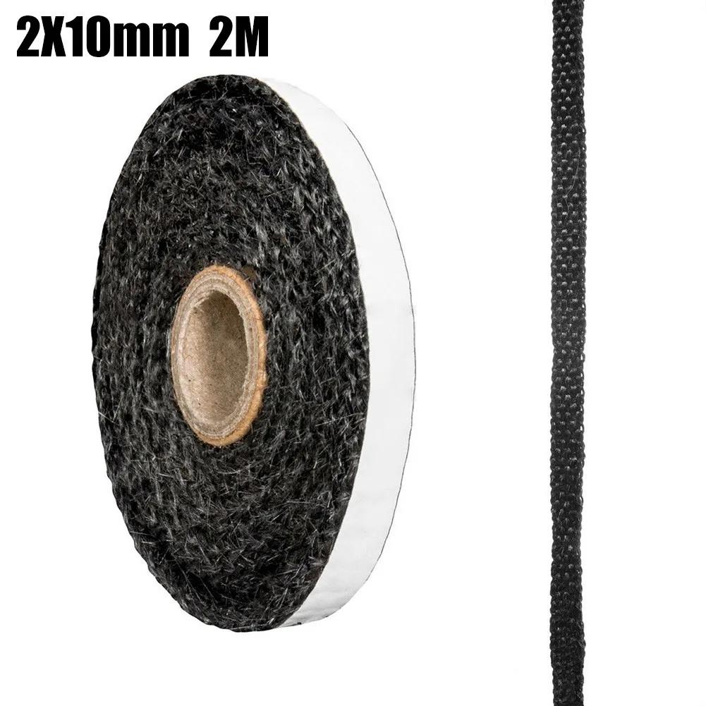 

Black Woodburning Stoves Replacement Gasket Rope Black Fiberglass Fireplace Door Sealing Tape 10/15mm Width 2m Length