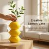 3D Printing Imitation Fruit Vase Nordic Style Fruit Model Vase Creative Lemon Vase  Bedroom